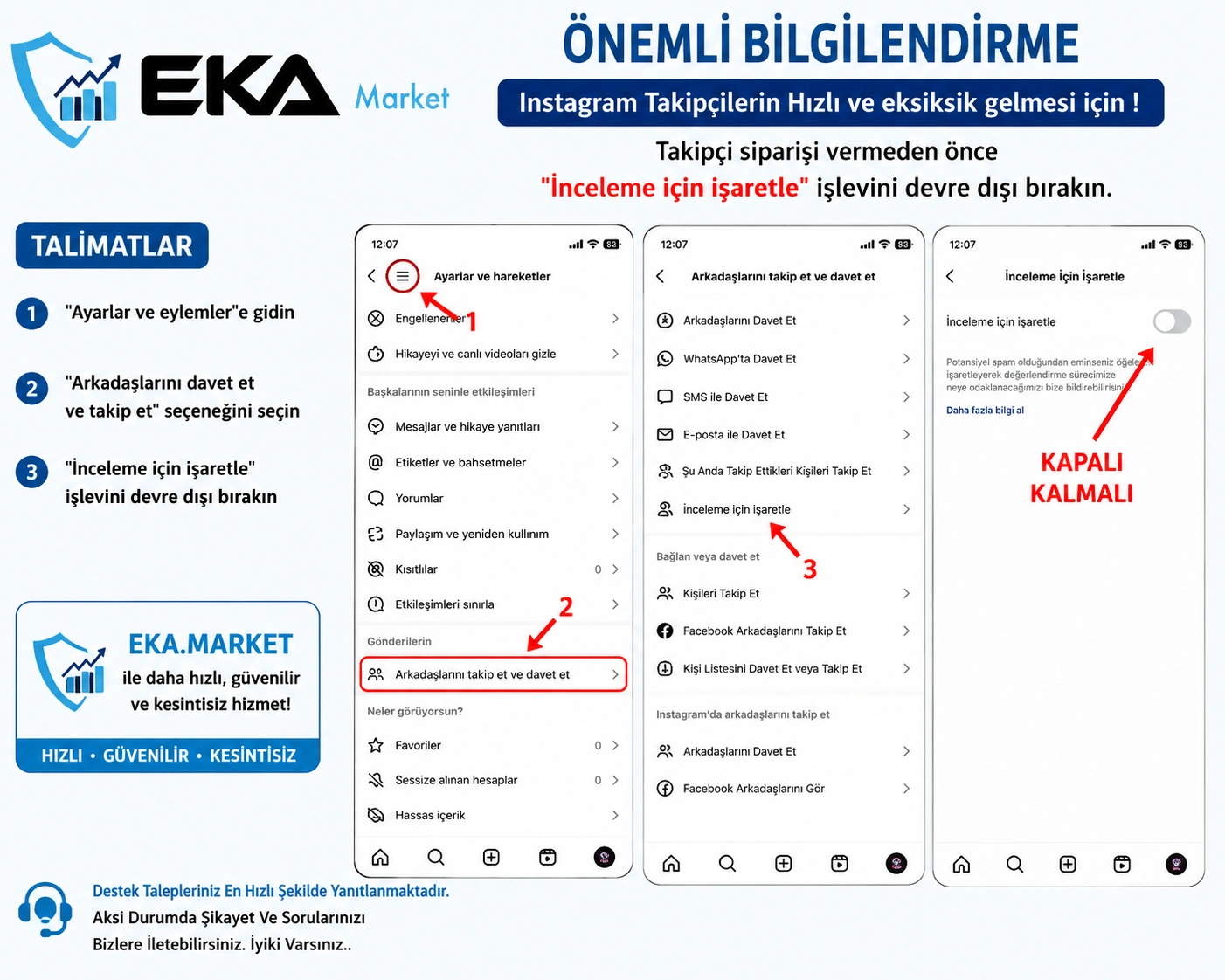 Eka Market Bilgilendirme